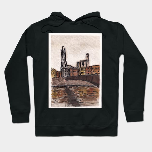 Girona's Landscape Hoodie by PolSmart